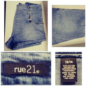 Rue 21 jean shorts 13/14